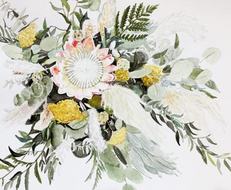 Adult Watercolor Botanicals Fall Class