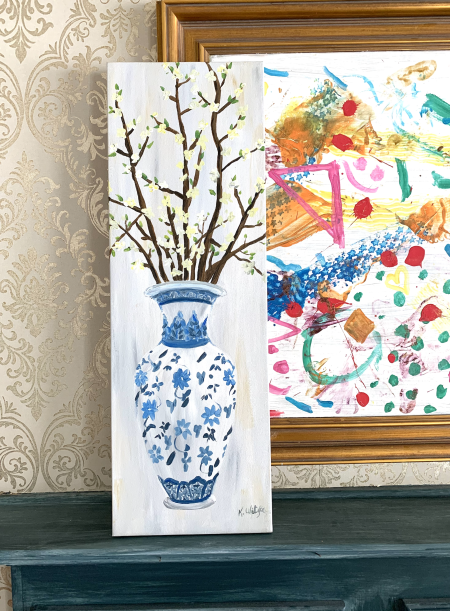 Delftware Narrow in Blue and Grey