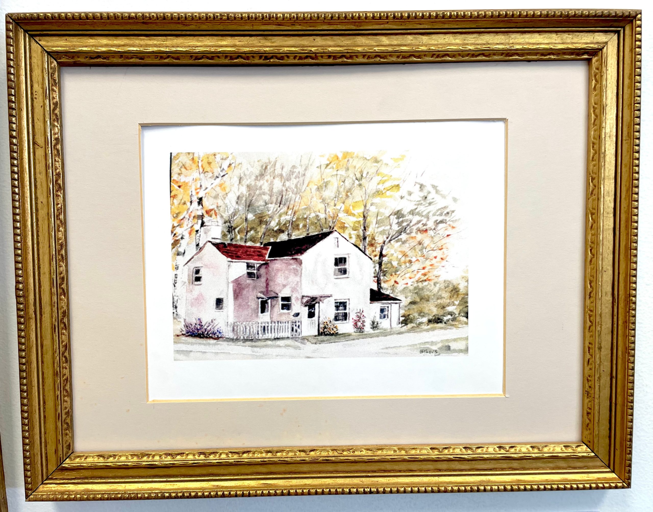Autumn Cottage (framed)