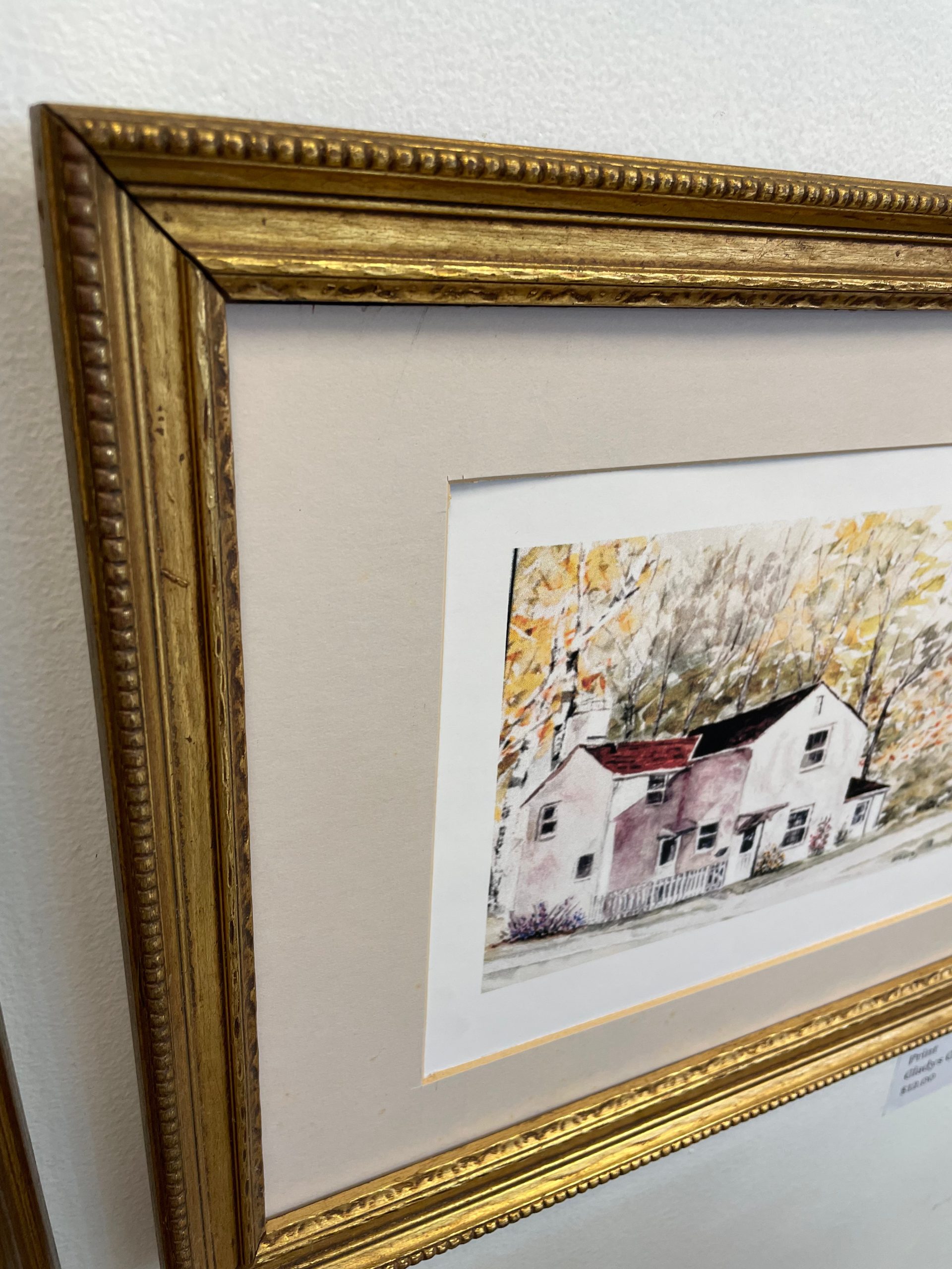 Autumn Cottage (framed) - Image 3